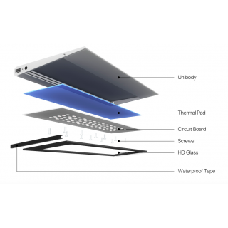 Illuminazzione Led Micmol Aqua Air 300, 30W Freshwater Bluetooth