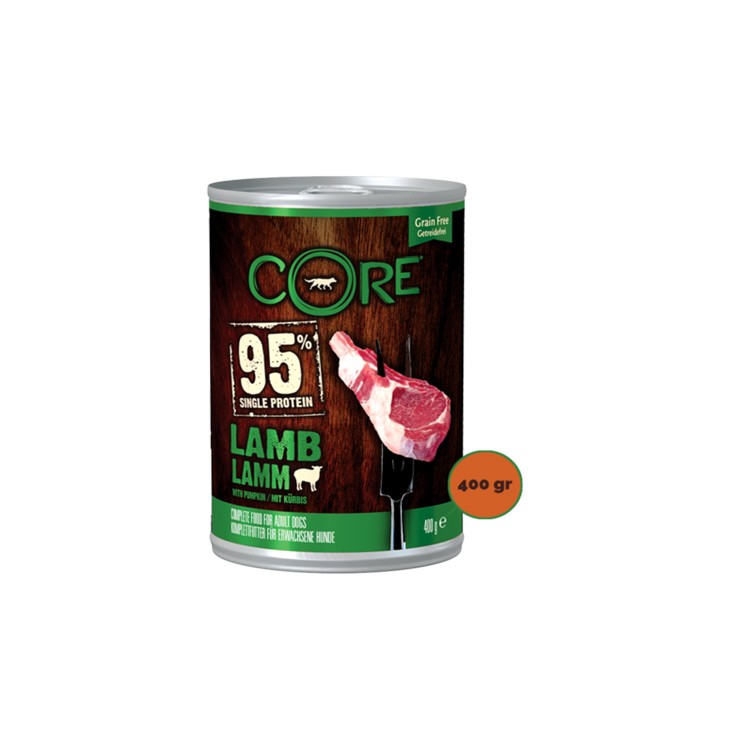 Wellness Core Monoproteico Can 95% Agnello e zucca 400g