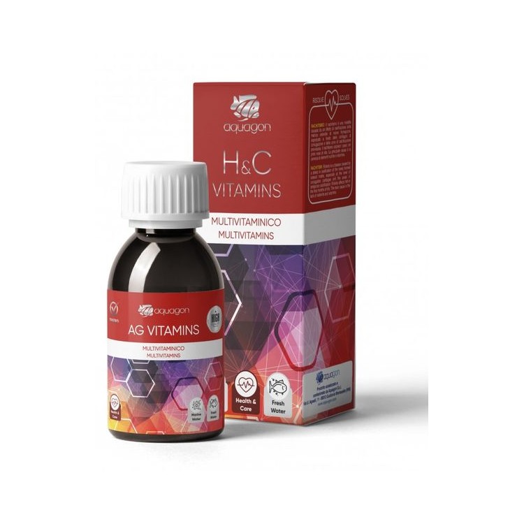 Integratore multivitaminico acquario marino e dolce H&C Vitamins 100ml