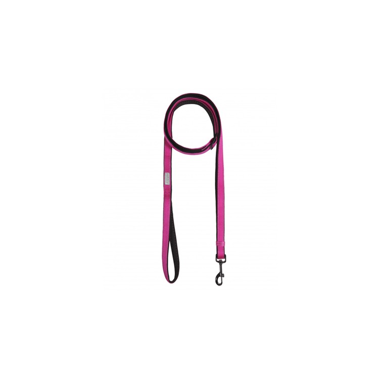 Guinzaglio solid imbottito rosa tg S